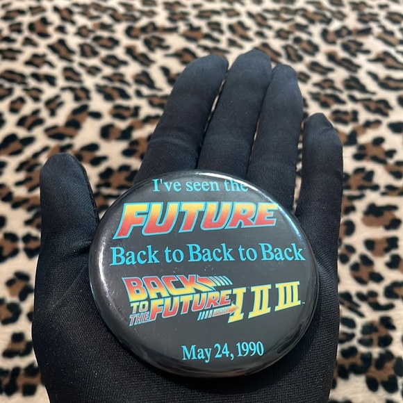 BACK TO THE FUTURE 🎸 Back To Back To Back Button Pin Pinback Movie Collectible - Picture 9 of 10